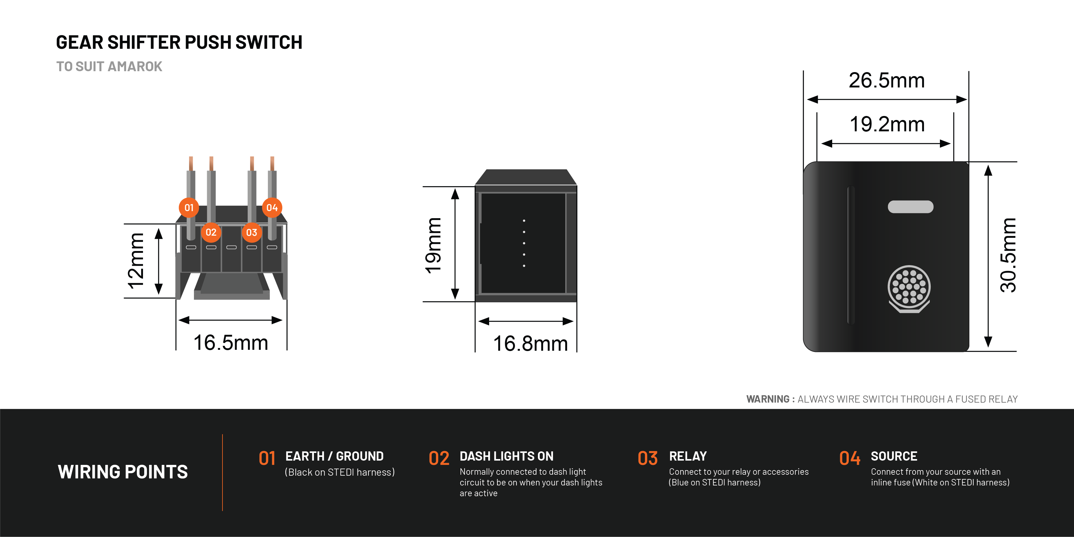 Center Switches | Amarok